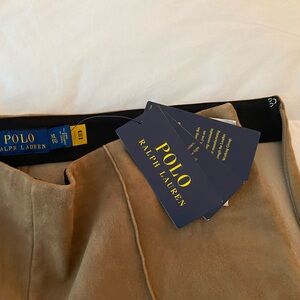 Ralph Lauren Polo NWT soft lambsuede women’s pants.